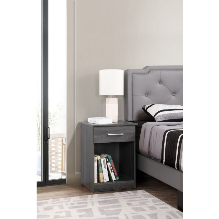 Lindsey Nightstand, Gray