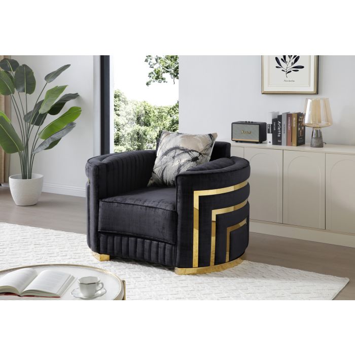 Soledad G00523A-C Chair , Black