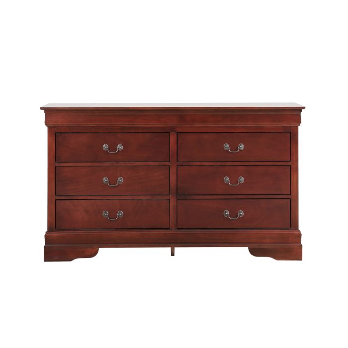 Louisphillipe Dresser Mirror, Cherry