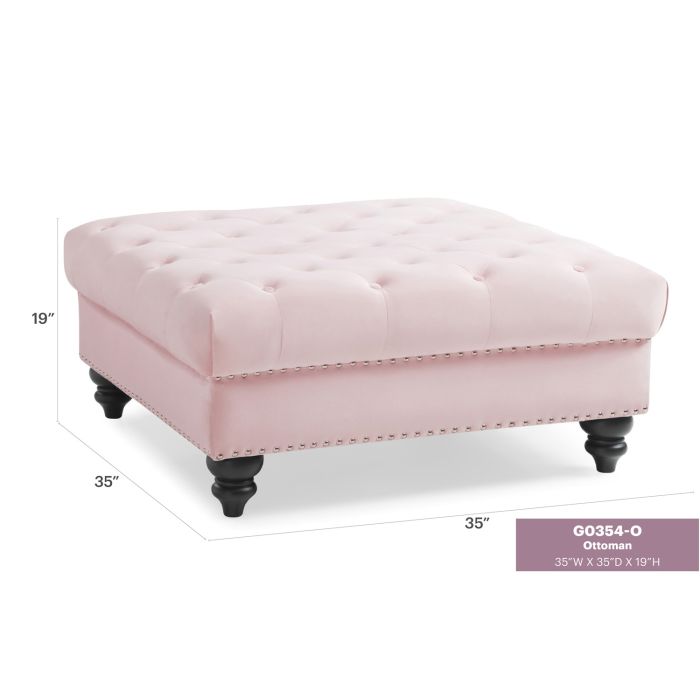 Nola Ottoman, Pink