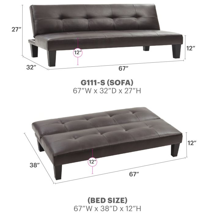 Alan Sofa Bed, Cappuccino