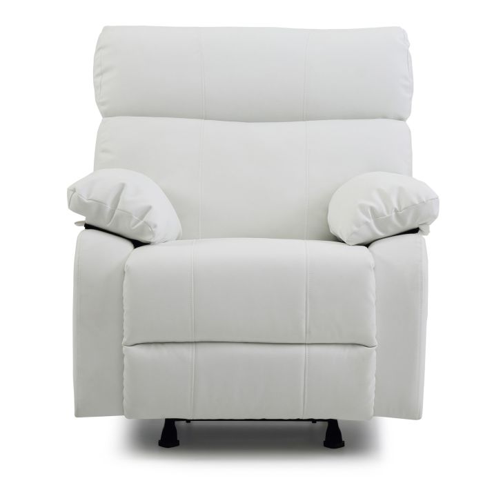 Manny Rocker Recliner, White