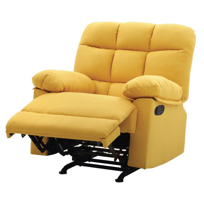 Cindy Rocker Recliner, Yellow