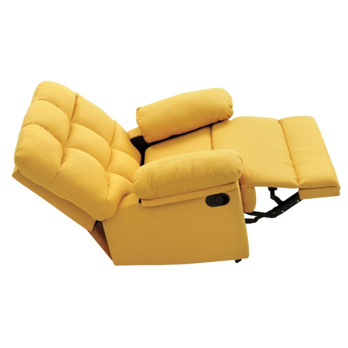 Cindy Rocker Recliner, Yellow