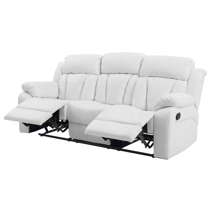 Daria Reclining Sofa, White