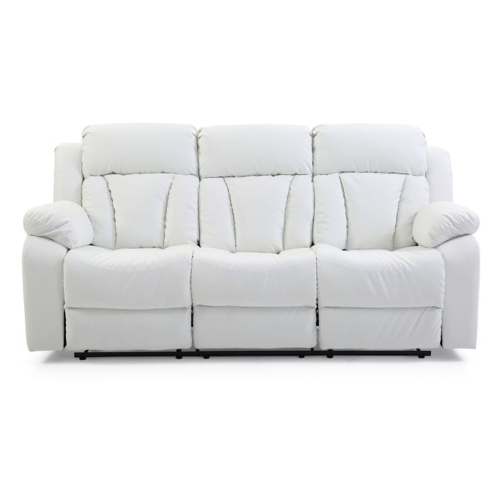Daria Reclining Sofa, White