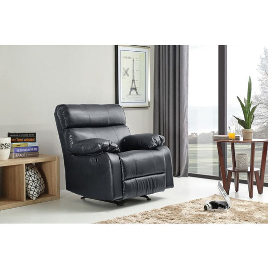 Manny Rocker Recliner, Black