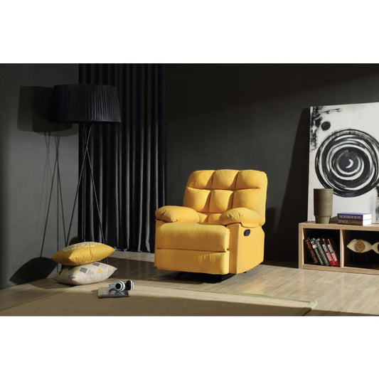 Cindy Rocker Recliner, Yellow